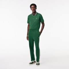 Жаккардовые спортивные брюки Lacoste Paris с монограммой