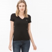 Мужская футболка Lacoste Slim Fit с v-образным вырезом