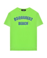 Футболка с принтом "Beach" Dsquared2