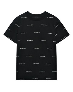 Футболка со сплошным лого Givenchy