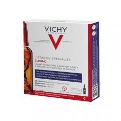 Vichy Антивозрастная сыворотка-пилинг ночного действия Glyco-C в ампулах, 10 х 2 мл (Vichy, Liftactiv)