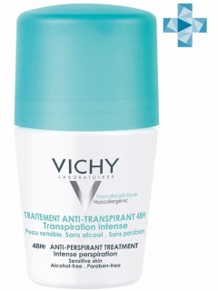 Vichy Шариковый дезодорант, регулирующий избыточное потоотделение 48 часов, 50 мл (Vichy, Deodorant)