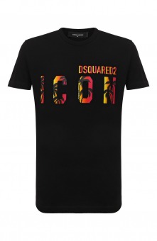 Хлопковая футболка Icon Dsquared2