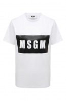 Хлопковая футболка MSGM