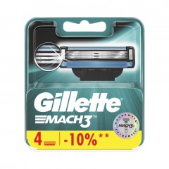 GILLETTE Сменные кассеты для бритья MACH3