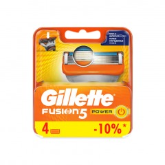 GILLETTE Сменные кассеты для бритья FUSION Power