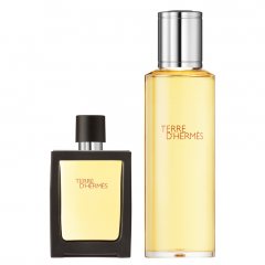 HERMÈS Terre d'Hermès Eau de Toilette Travel Spray 30 ml and Refill 125 ml