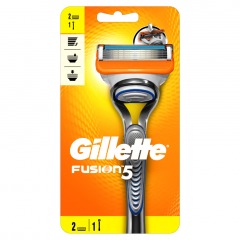 GILLETTE Бритва с 2 сменными кассетами FUSION