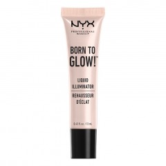 NYX Professional Makeup Хайлайтер для лица и тела. Тревел-формат. BORN TO GLOW LIQUID ILLUMINATOR MINI