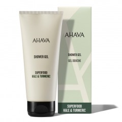 AHAVA SUPERFOOD Гель для душа браунколь и куркума